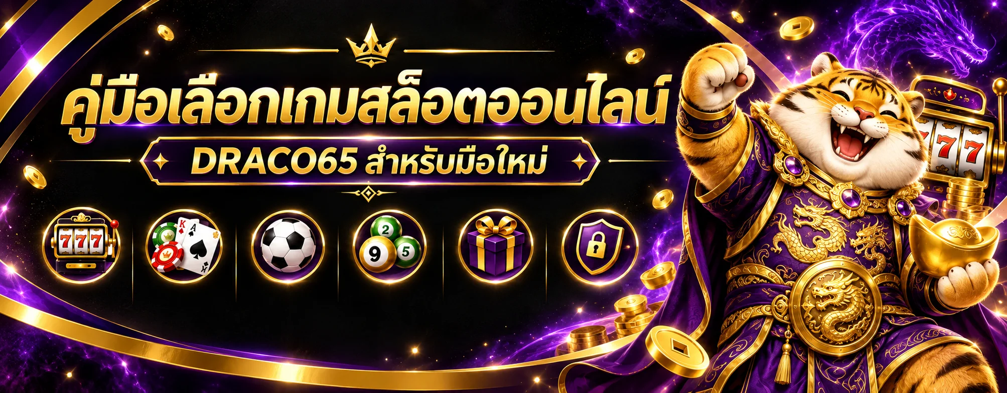 DRACO65 คู่มือเลือกเกมสล็อตออนไลน์สำหรับมือใหม่